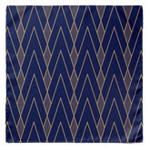 BLUE & RUST CLASSIC STRIPED TIE SET